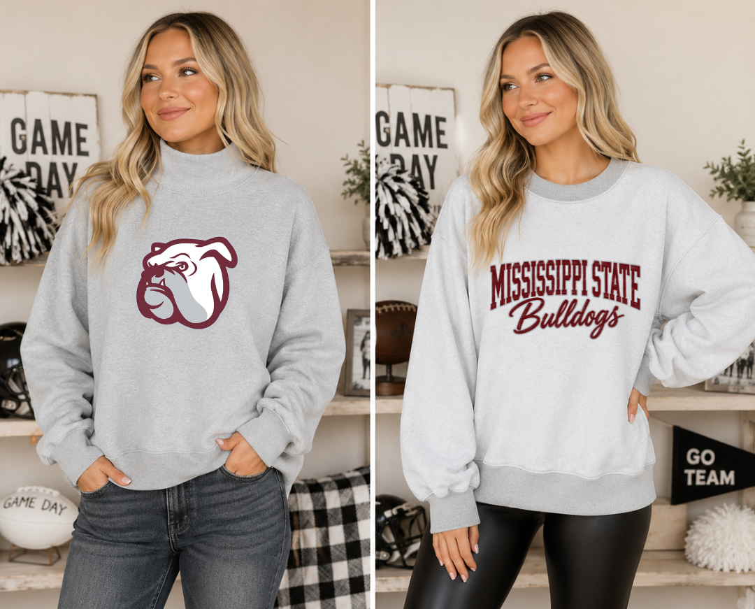 PREORDER: The Rally Club Reversible Mock Neck Sweater RERUN 10.26.26