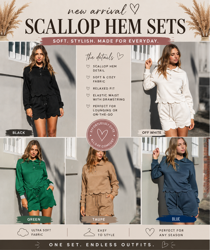 PREORDER: Scallop Hem Sets  9.8.26