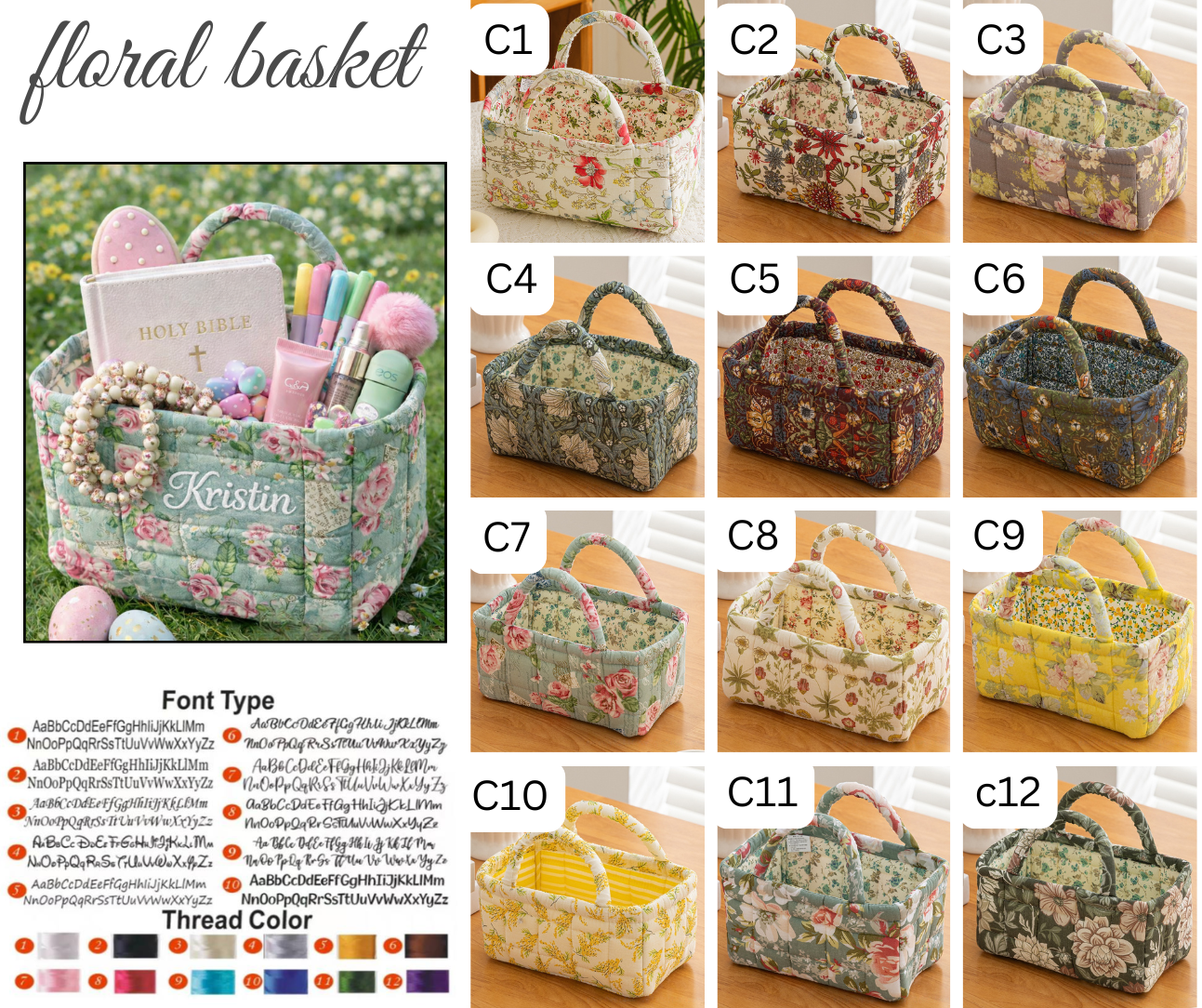 PREORDER: Floral Basket 1.19.26