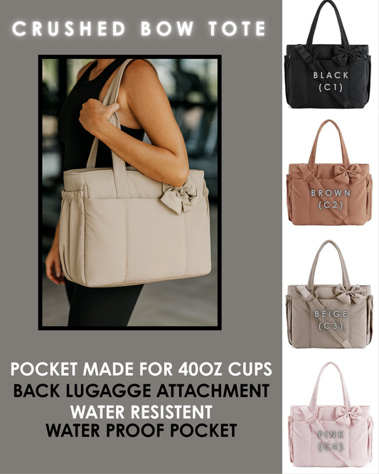 PREORDER: Crushed Bow Tote 12.8.25