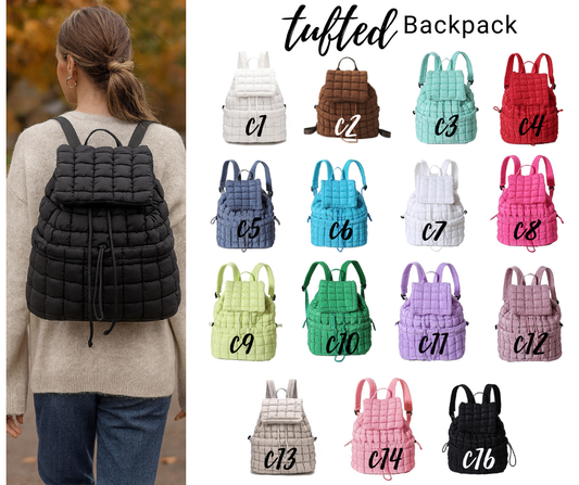 PREORDER: Tufted Backpack 9.22.25 osym