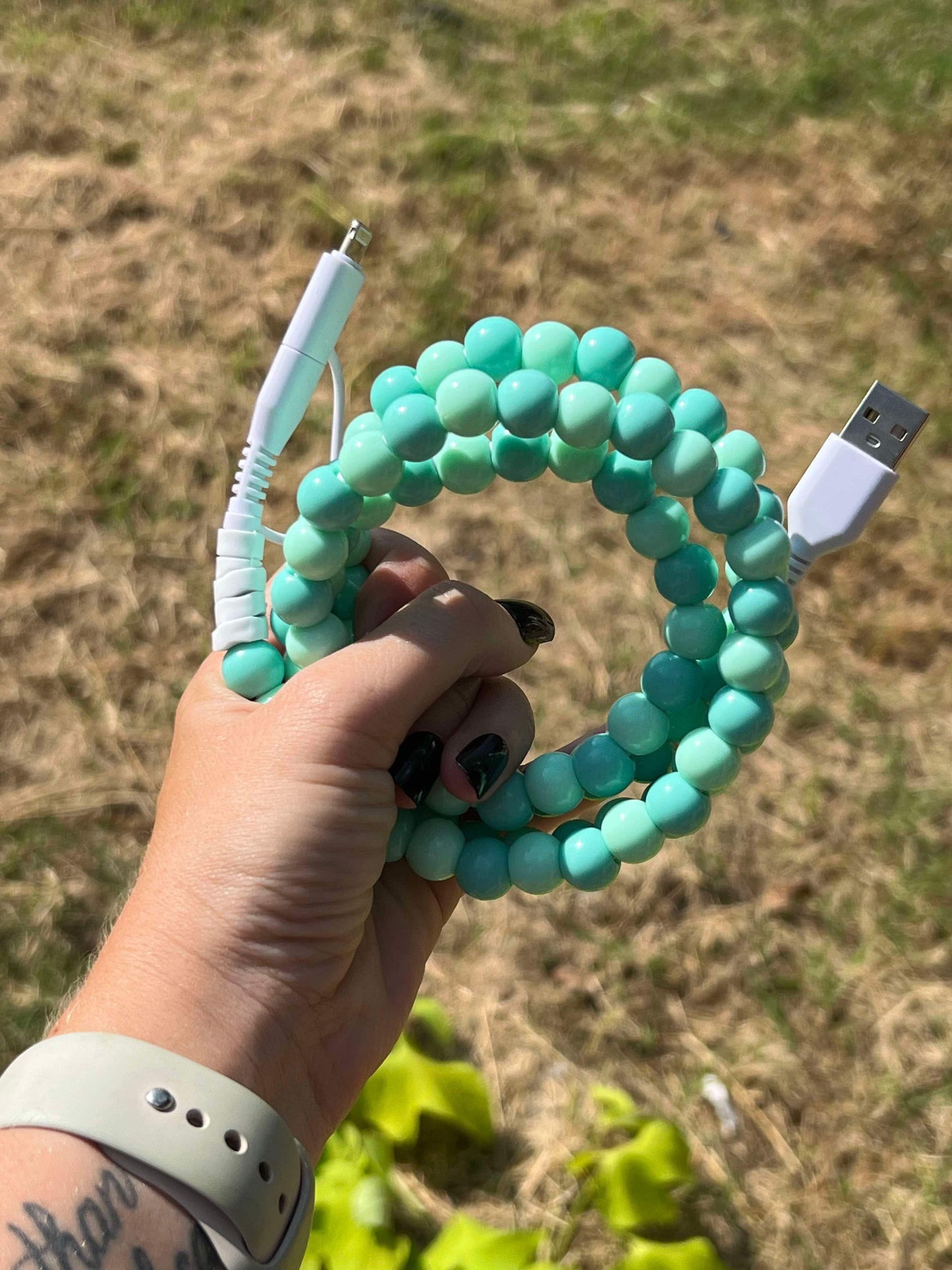 PREORDer: RERUN Dual Beaded Phone Charger  1.19.26