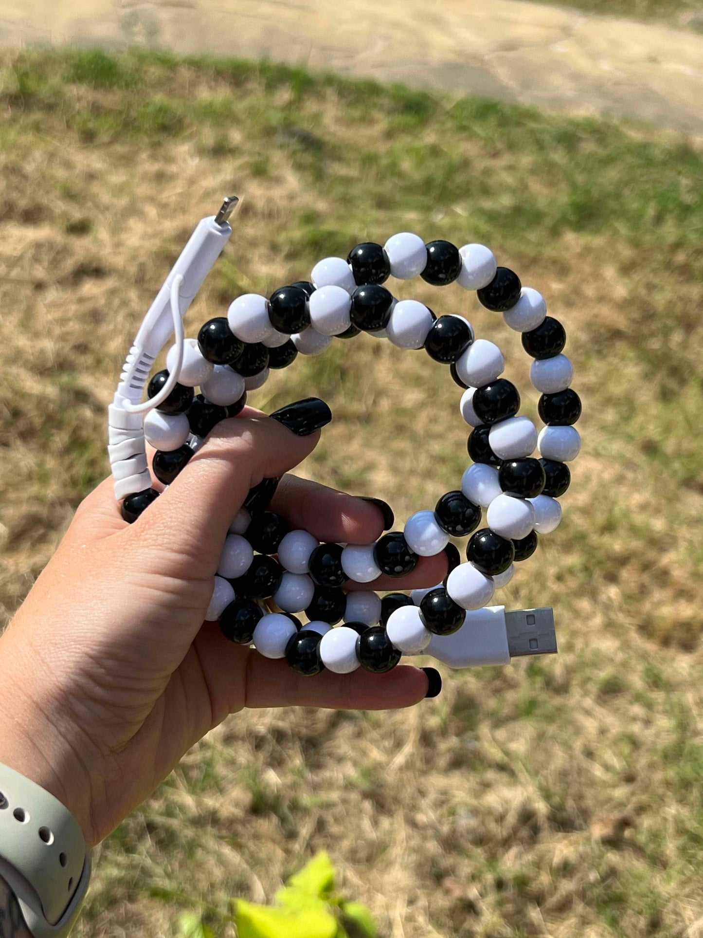 PREORDer: RERUN Dual Beaded Phone Charger  1.19.26