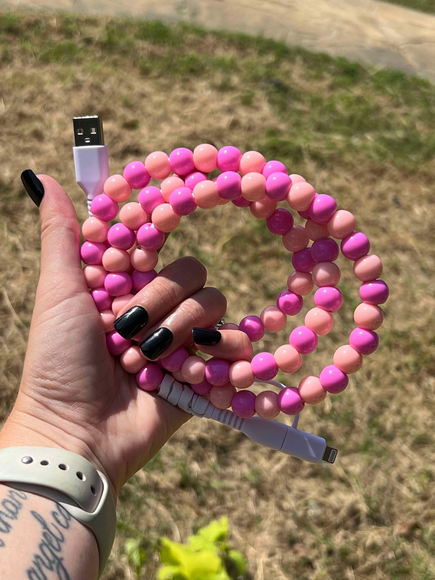 PREORDer: RERUN Dual Beaded Phone Charger  1.19.26