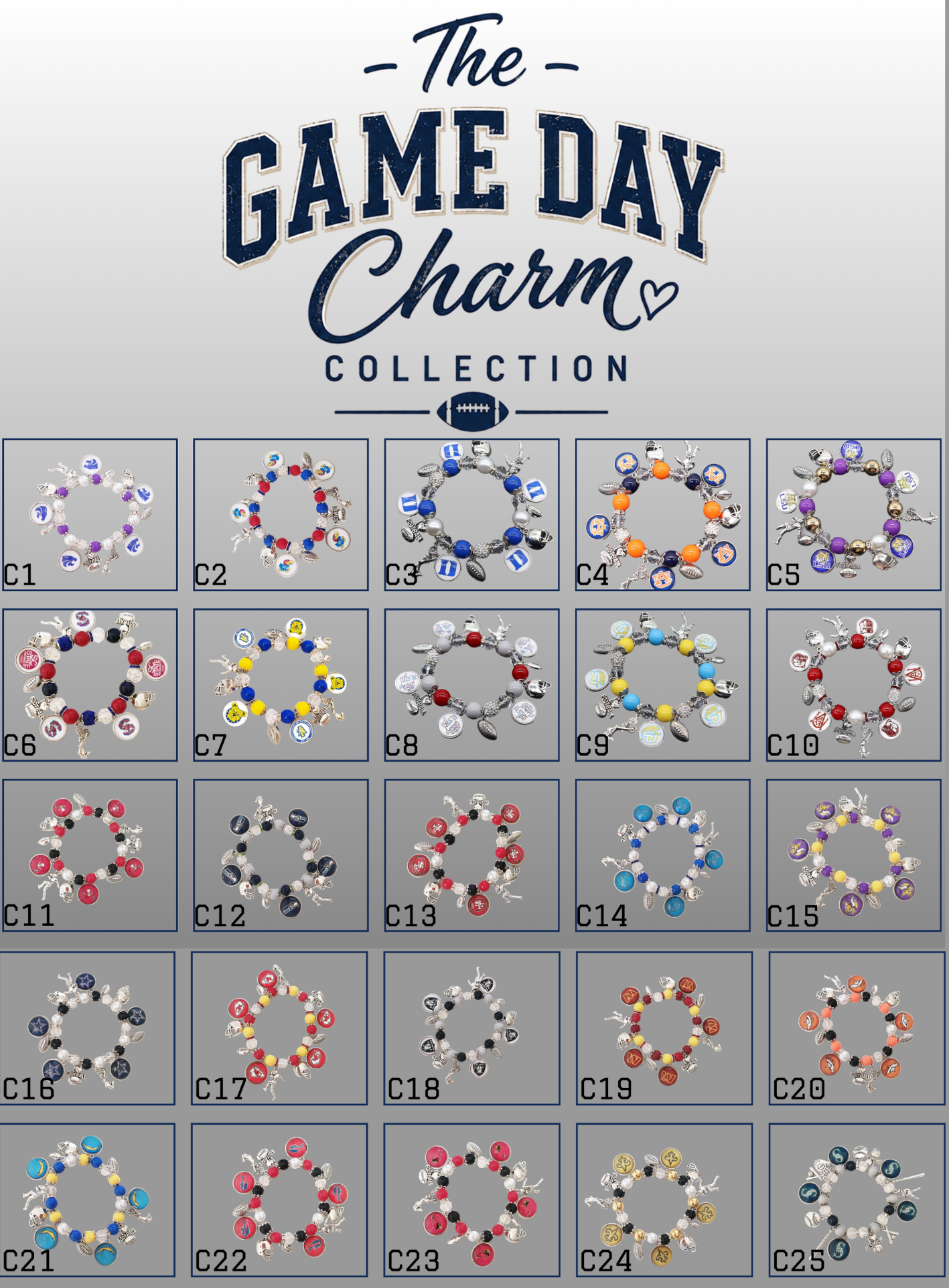 PREORDER: The Game Day Charm Collection 9.8.26