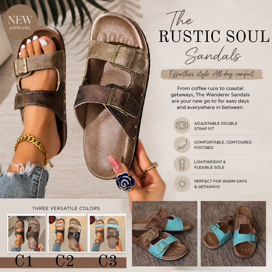 PREORDER: The Rustic Soul Sandals 6.8.26 osym