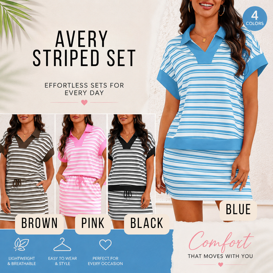 PREORDER: Avery Striped Set  6.22.26