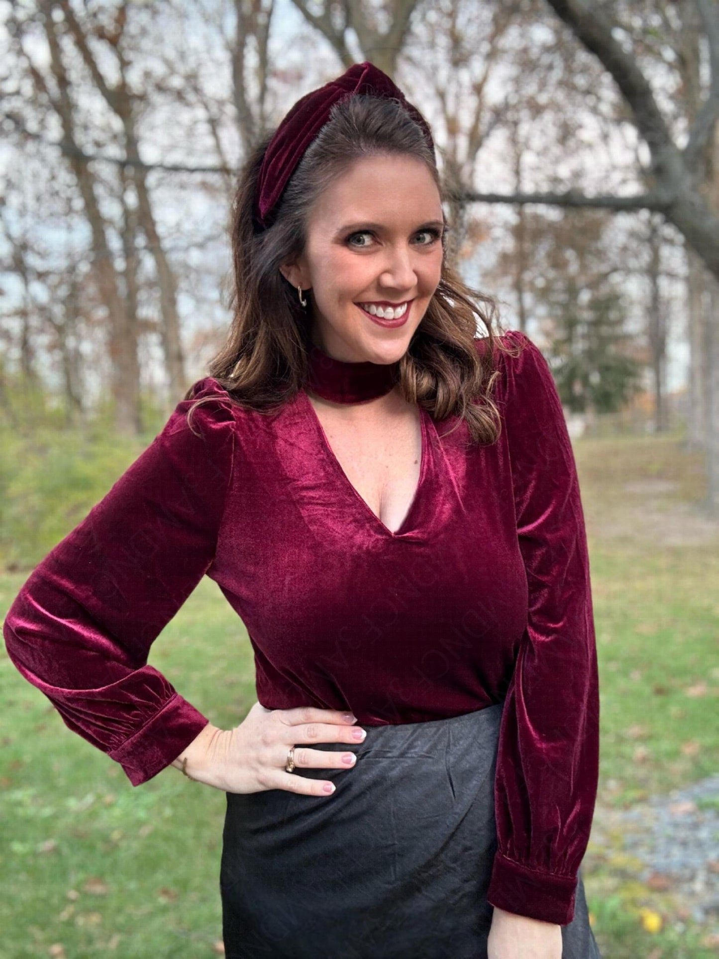 RTS: The Sammie Velvet Shirt-