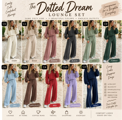 PREORDER: Dotted Dream Lounge Set  9.21.26