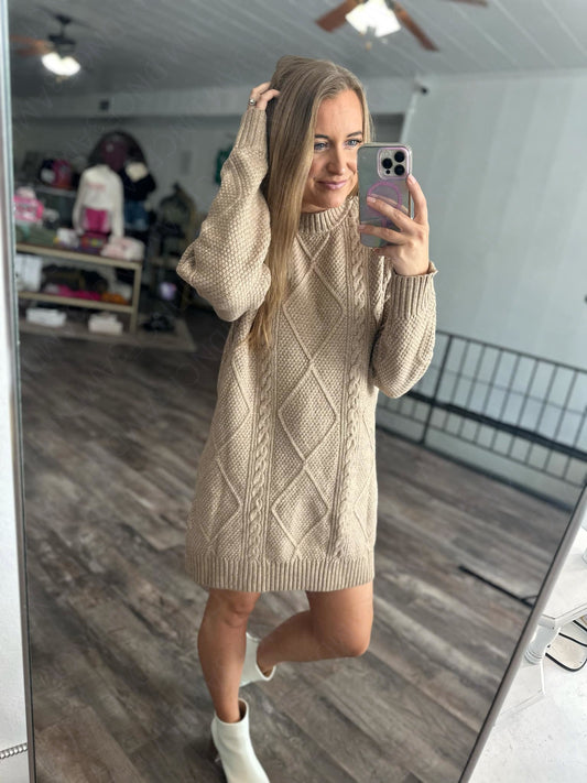 RTS: The Heather Sweater Dress