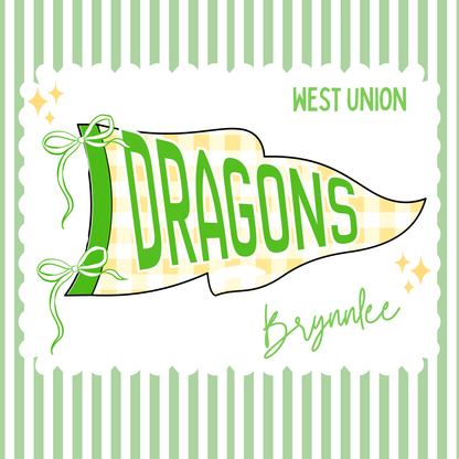 PREORDER: Pennant Flag Fleece Blanket