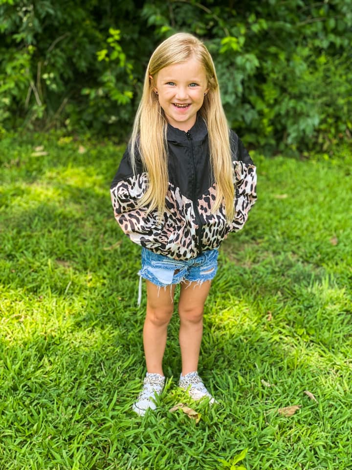 rts: Leopard Windbreaker-