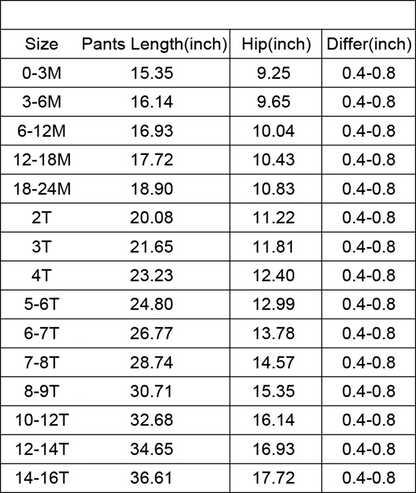 RTS: Kids Fall Jogger Pants-