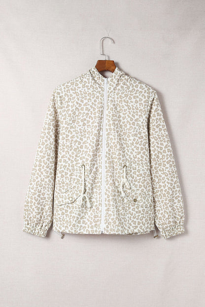 RTS: Neutral Leopard Windbreaker-