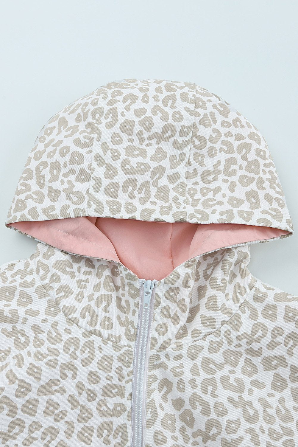 RTS: Neutral Leopard Windbreaker-