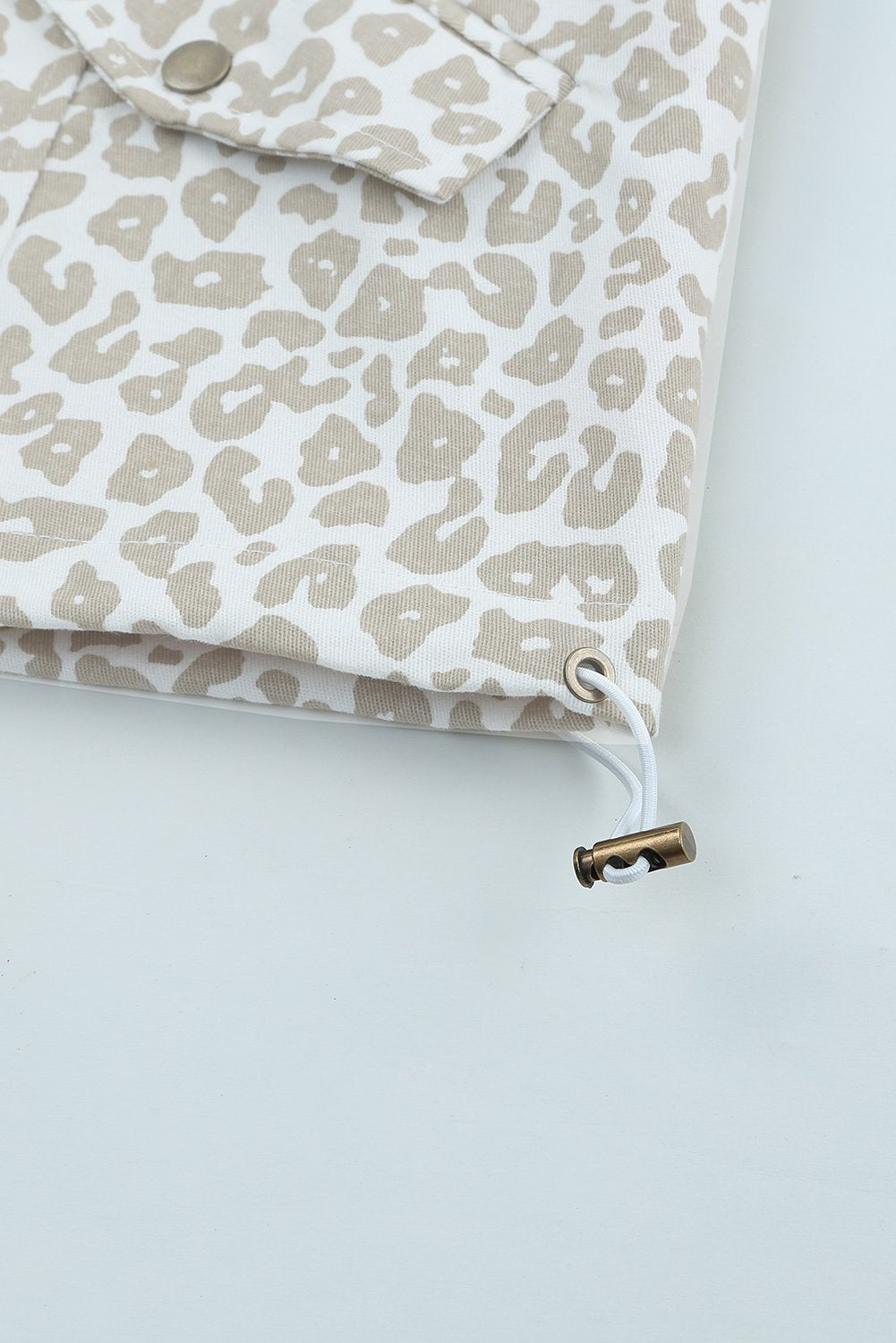 RTS: Neutral Leopard Windbreaker-