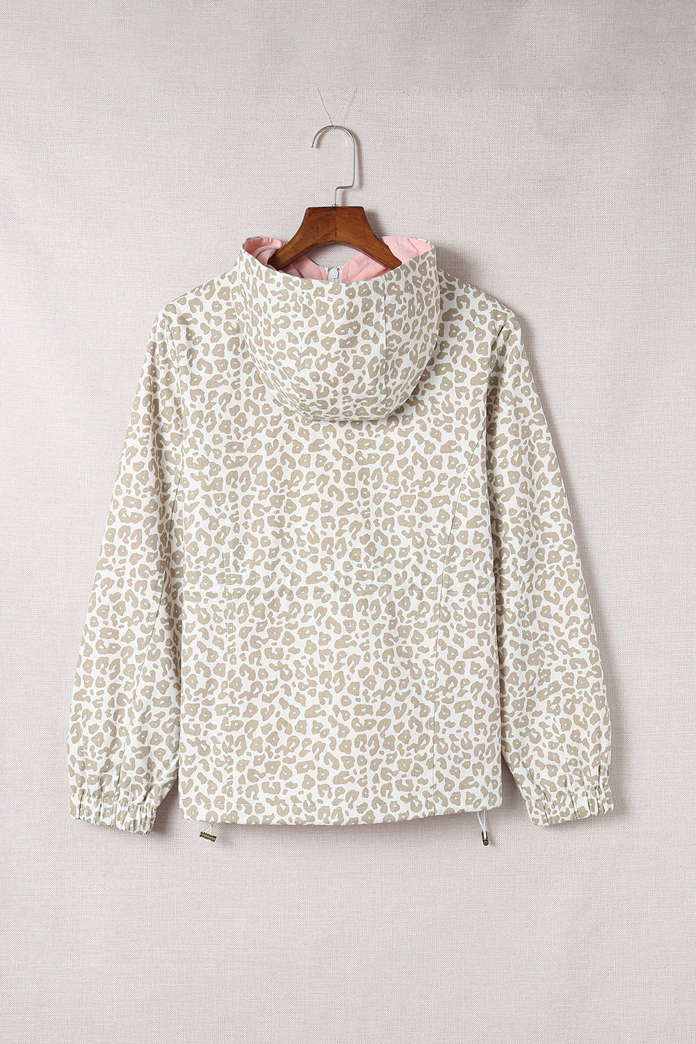 RTS: Neutral Leopard Windbreaker-