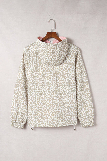 RTS: Neutral Leopard Windbreaker-