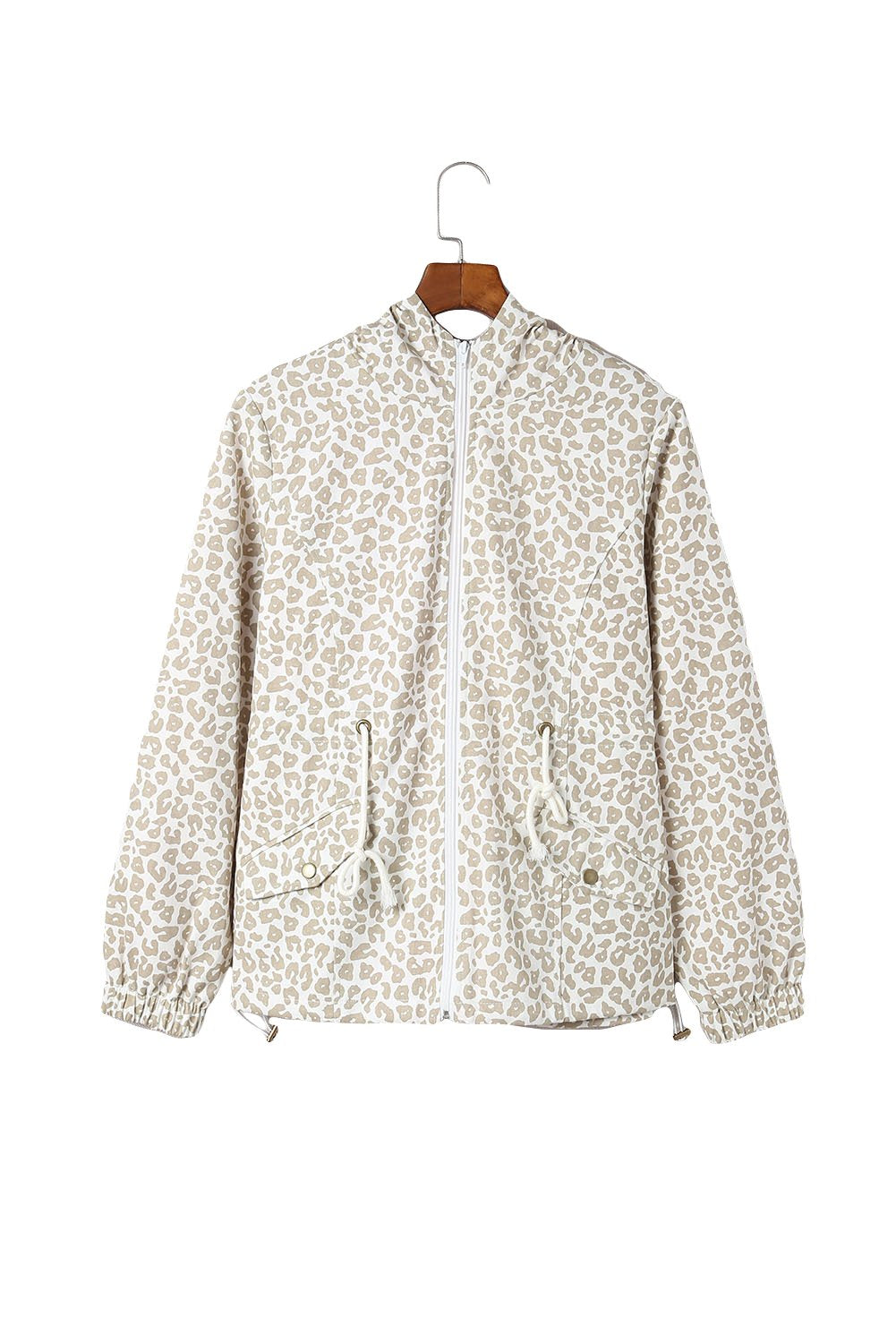 RTS: Neutral Leopard Windbreaker-