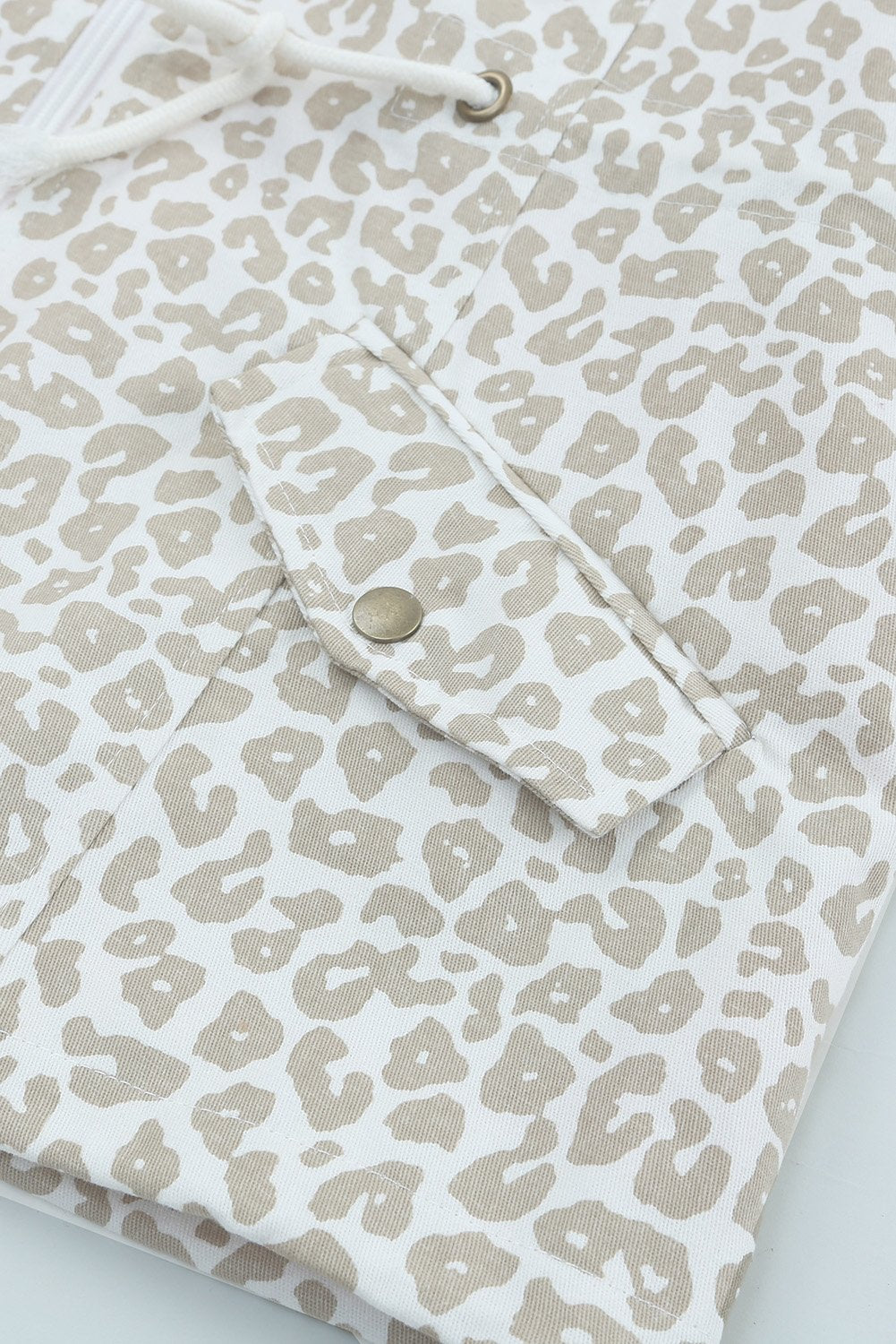 RTS: Neutral Leopard Windbreaker-