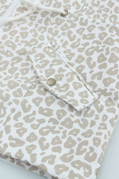 RTS: Neutral Leopard Windbreaker-