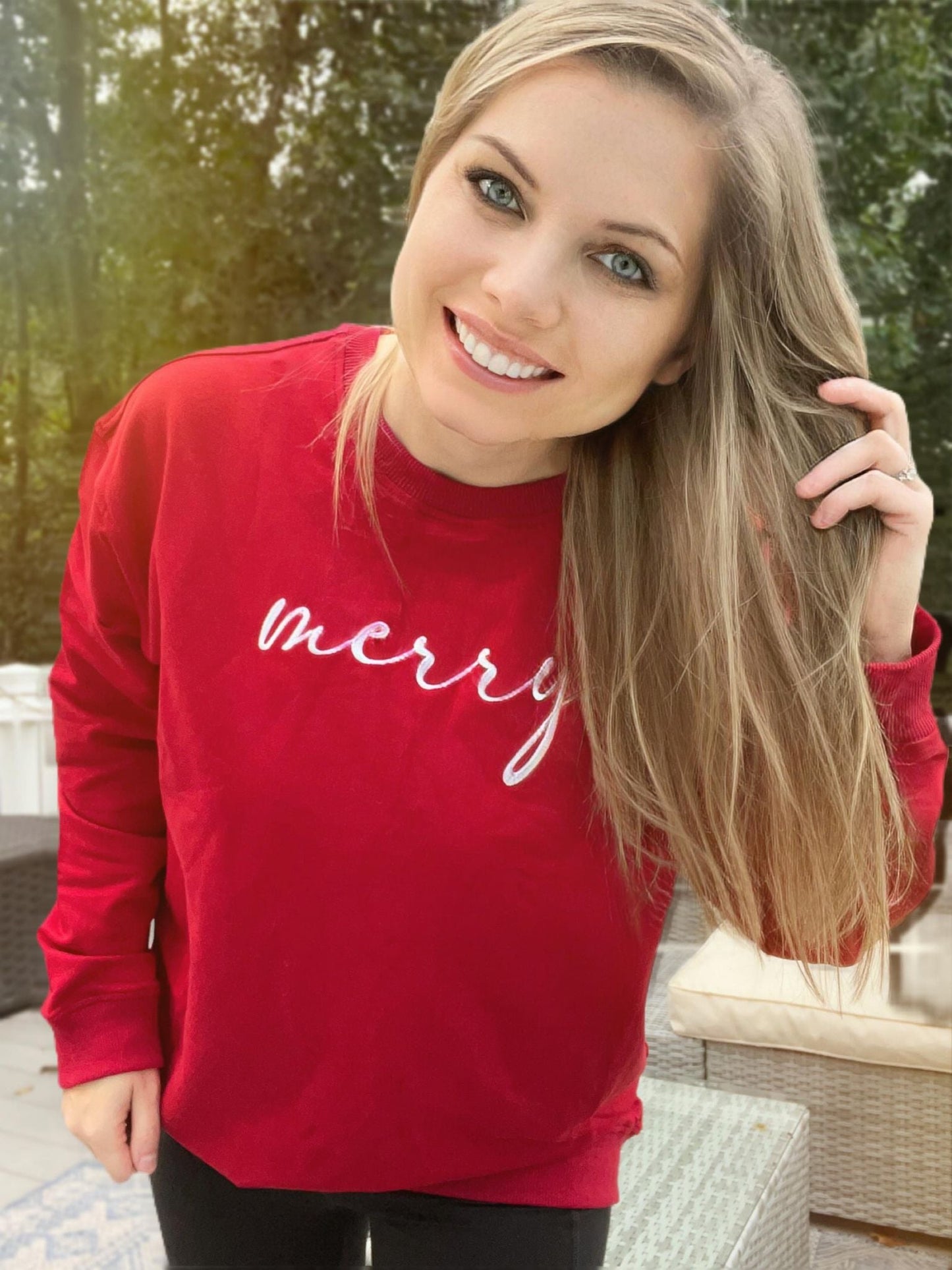 RTS: FOREVER3AM BRANDED Merry Crewneck*