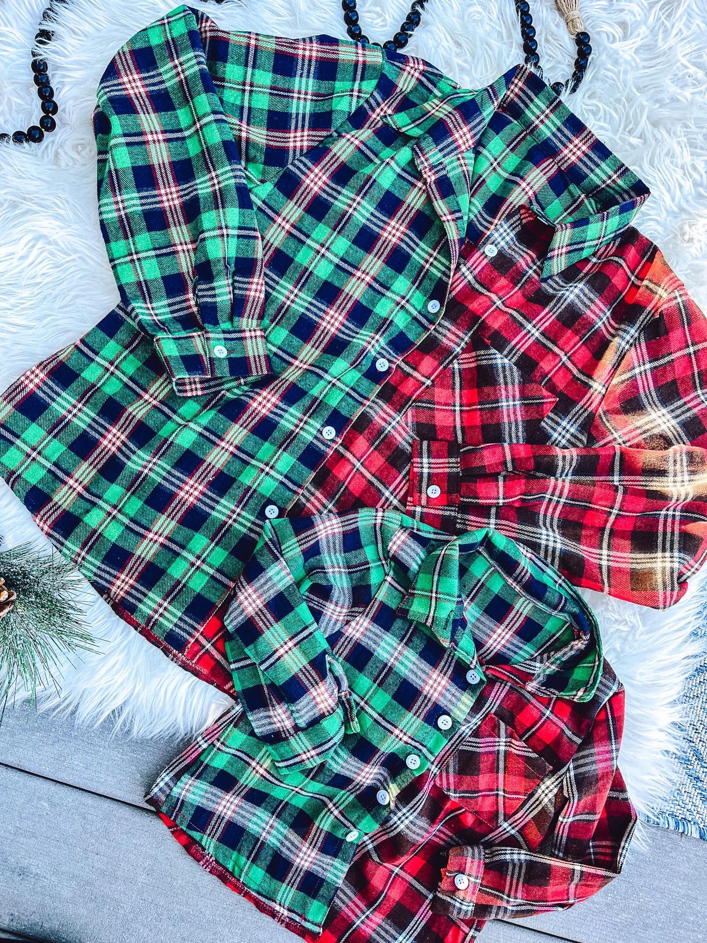 RTS: Mommy and Me Christmas Flannel *
