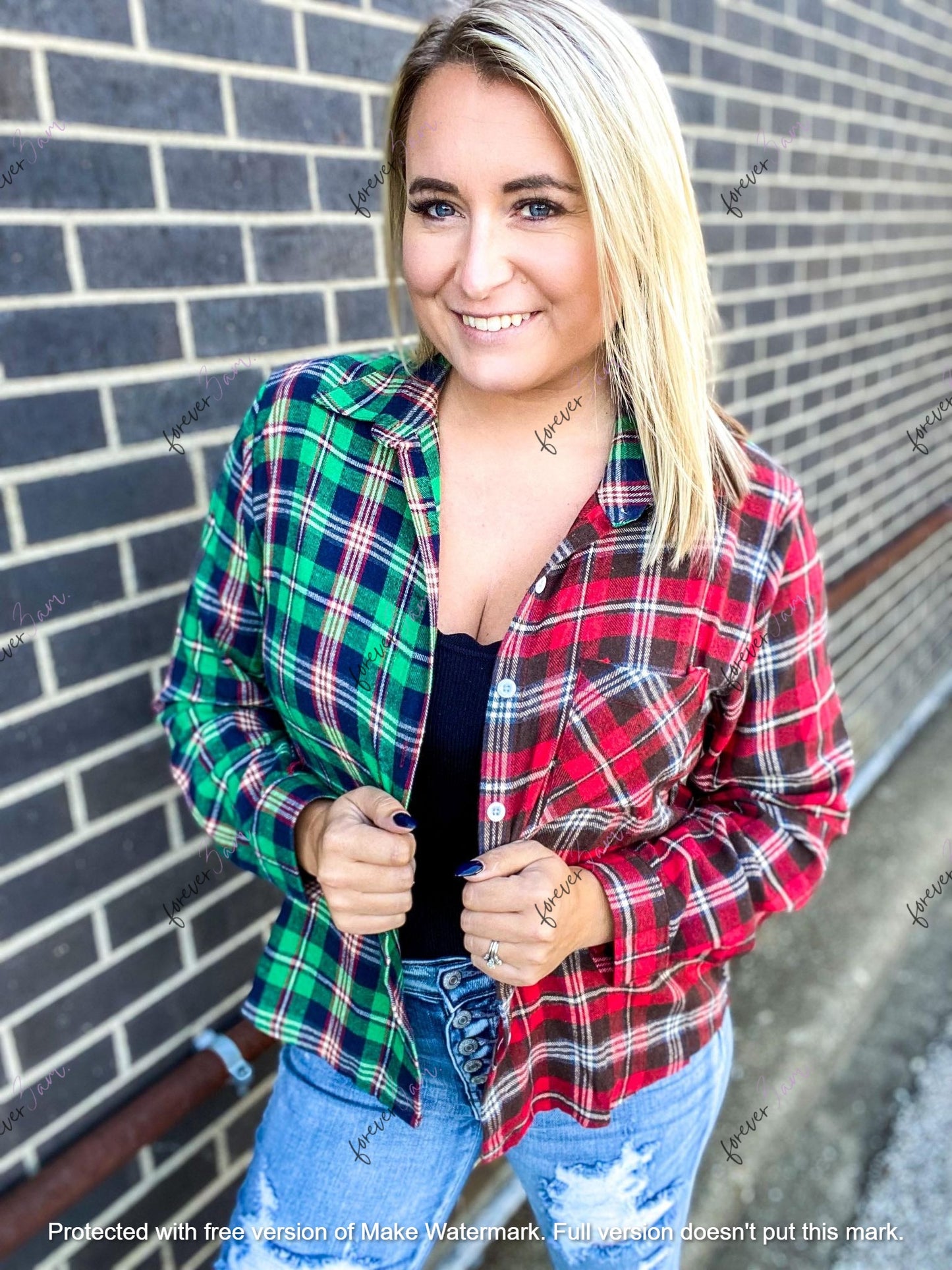RTS: Mommy and Me Christmas Flannel *
