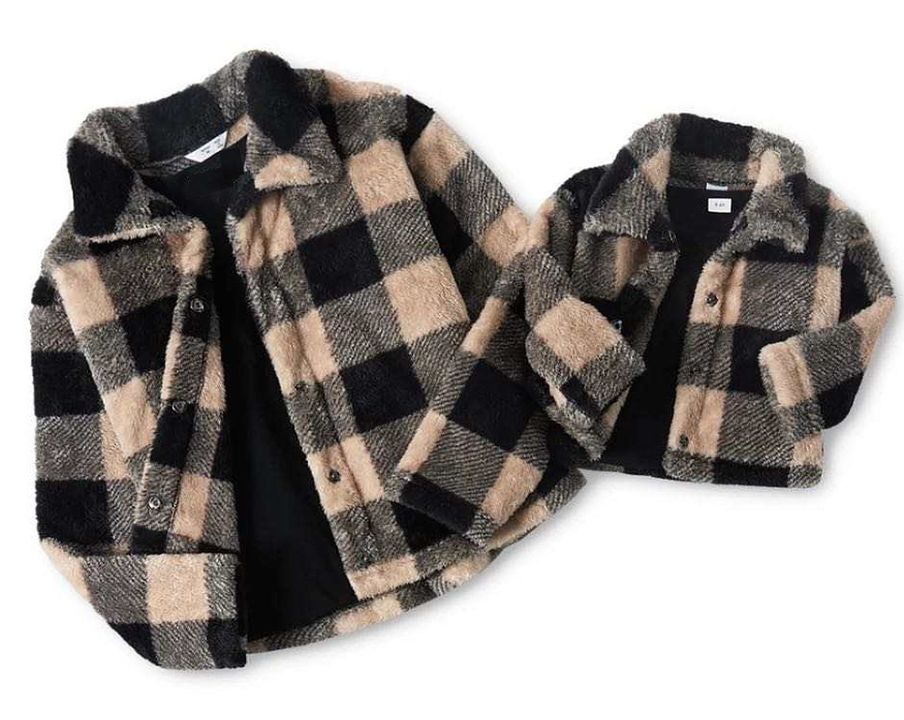 RTS: Mommy and Me Benji Sherpa Button up-