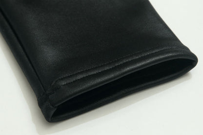 RTS: Girls Fleece lined faux leather leggings-