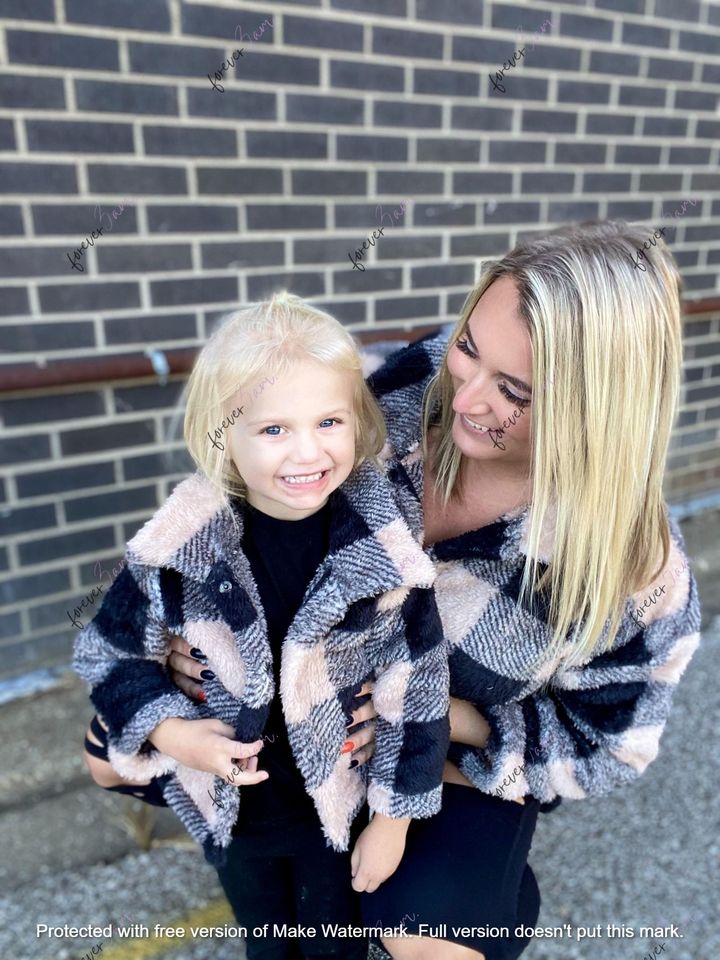 RTS: Mommy and Me Benji Sherpa Button up-