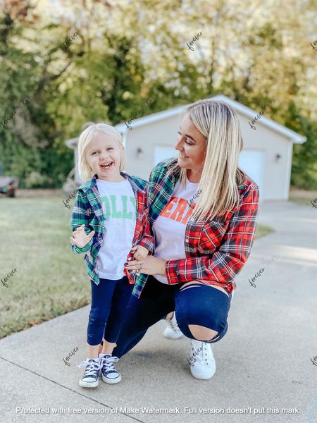RTS: Mommy and Me Christmas Flannel *