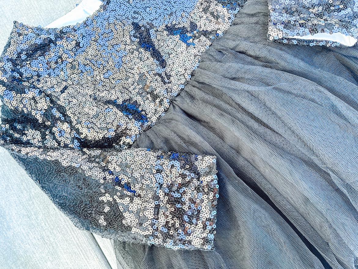 RTS: Sequin twirl dress-