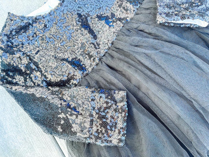 RTS: Sequin twirl dress-