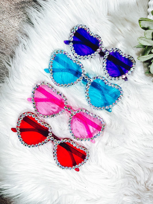 RTS: Heart Shaped Sunnies Glasses