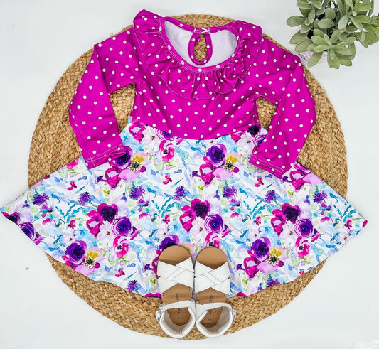 RTS Elsie Floral Twirl Dress-