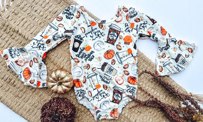 RTS: Fall Bell Sleeve Onesie-