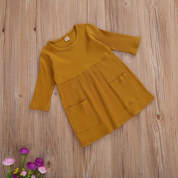 RTS: Ribbed Pocket Dress-
