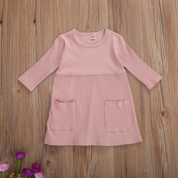 RTS: Ribbed Pocket Dress-