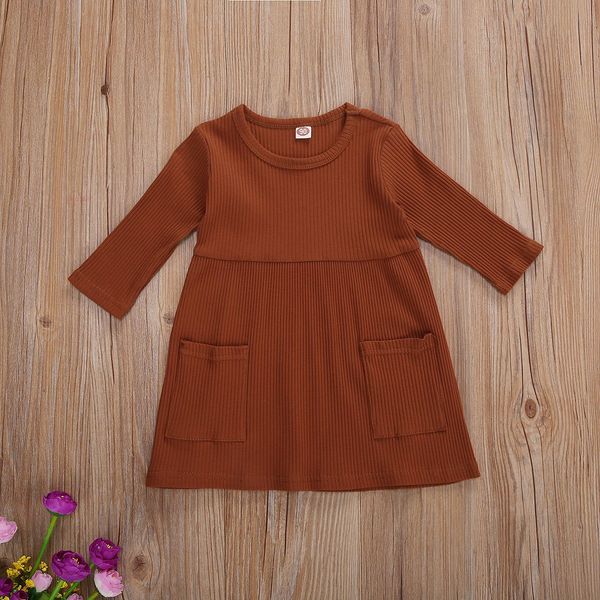 RTS: Ribbed Pocket Dress-