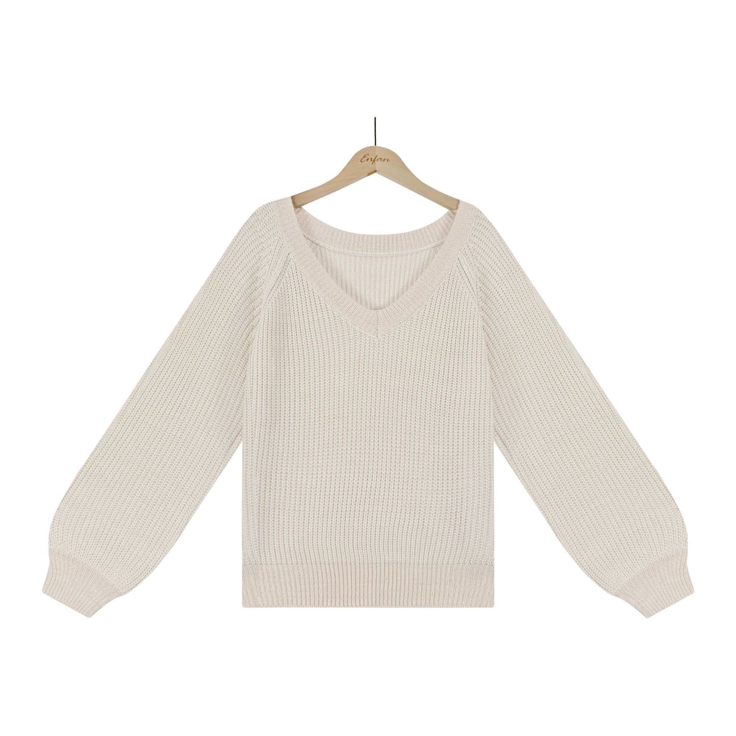 RTS: Balloon Sleeve Basic Knit-