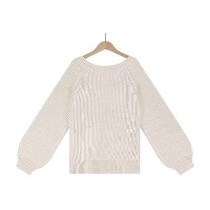 RTS: Balloon Sleeve Basic Knit-