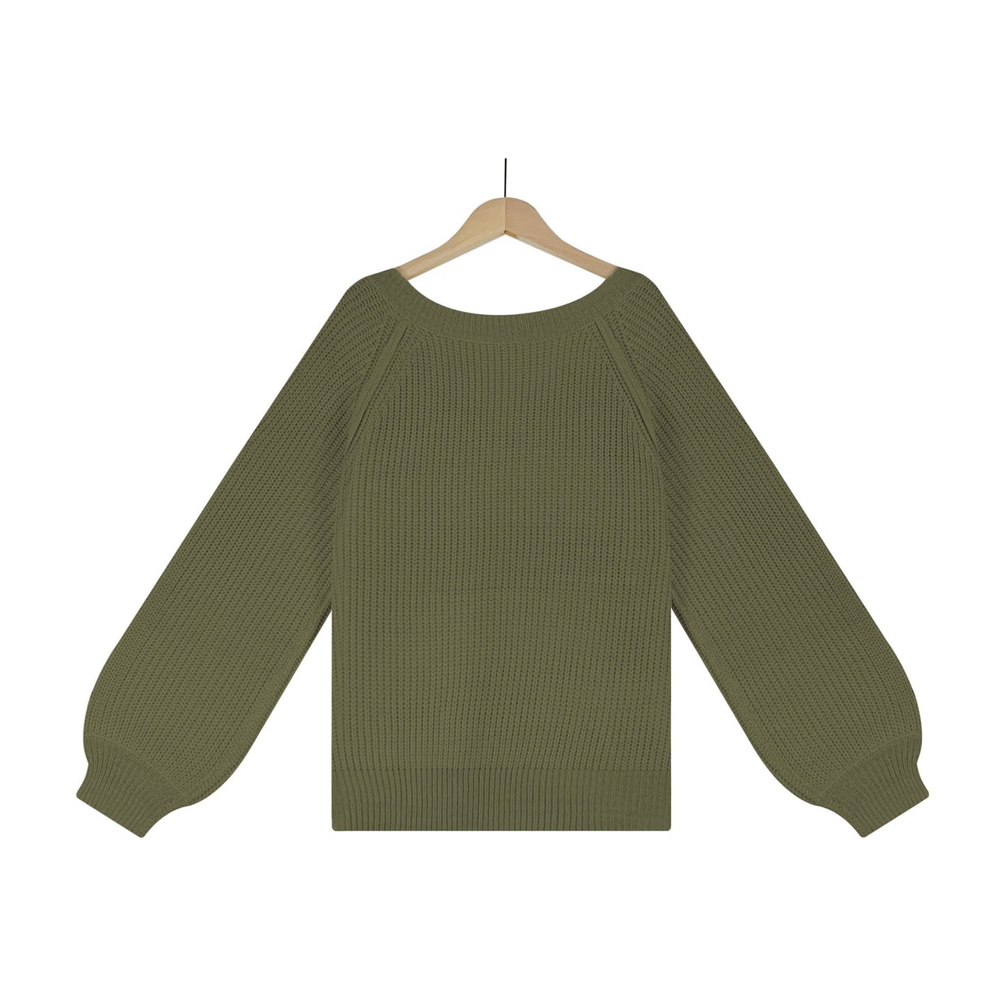 RTS: Balloon Sleeve Basic Knit-
