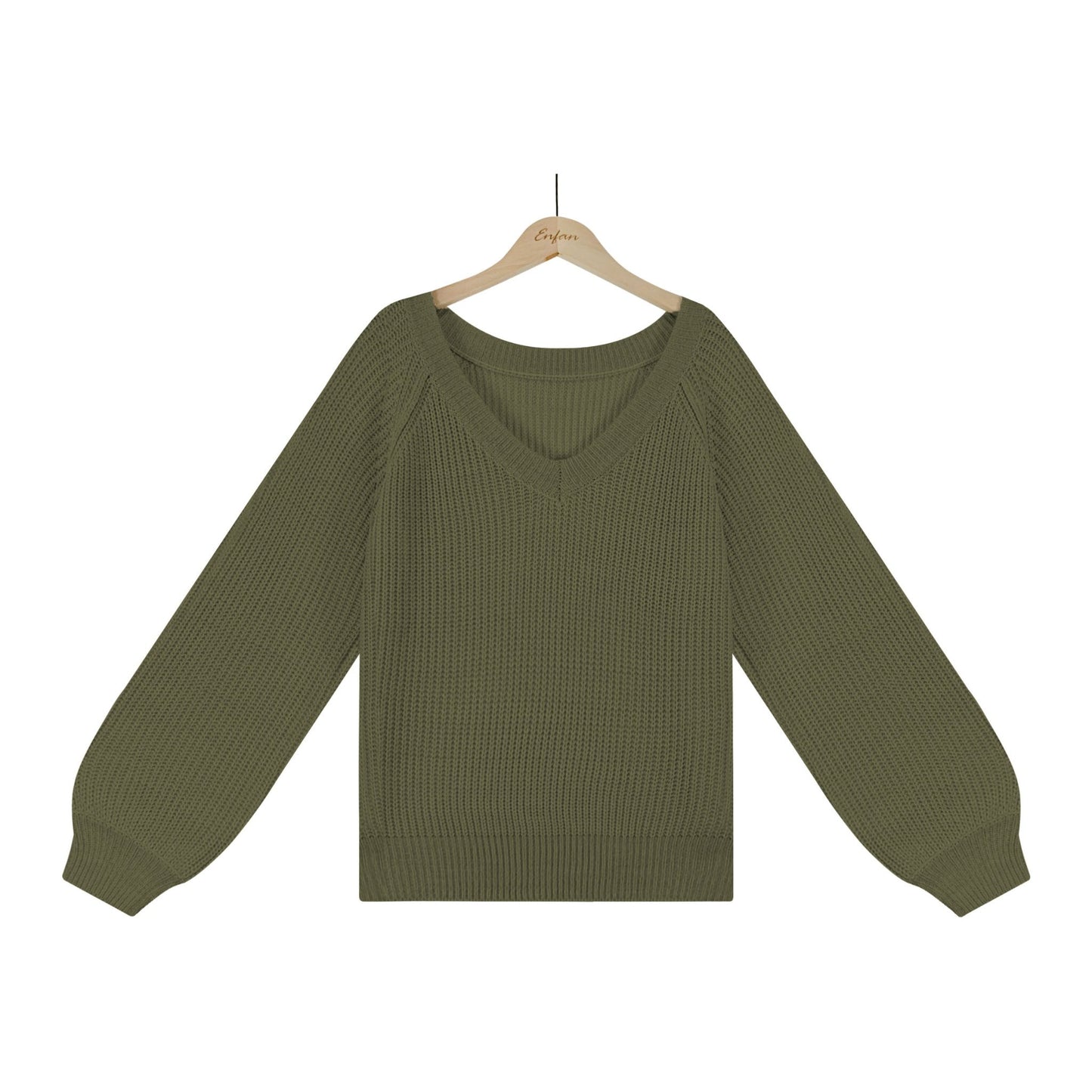 RTS: Balloon Sleeve Basic Knit-