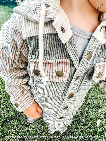 rts: Boho Corded shackets Mommy and Me-