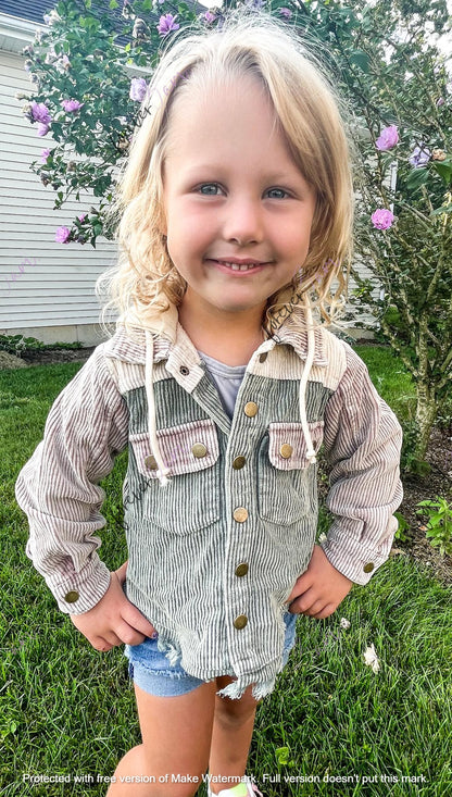 rts: Boho Corded shackets Mommy and Me-