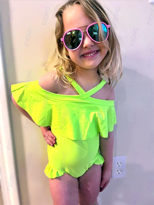 RTS: Girls Neon Swim