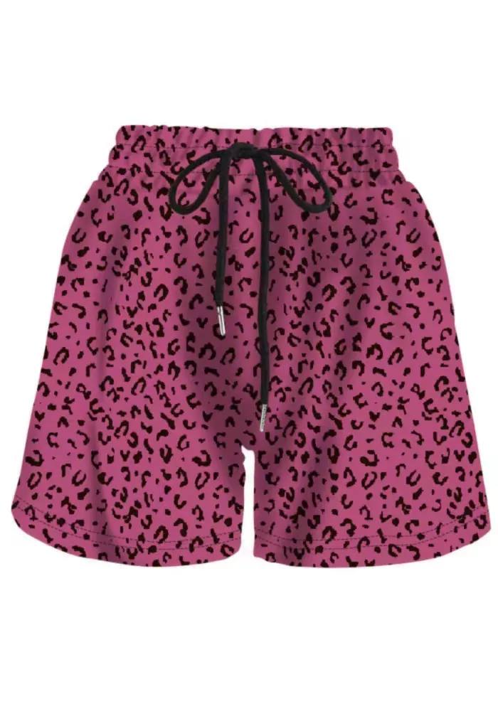 RTS: Custom Produced Leopard mommy and me lounge shorts-