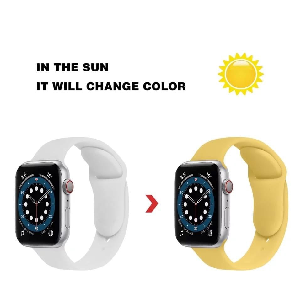 RTS: Color changing Watch silicone bands-