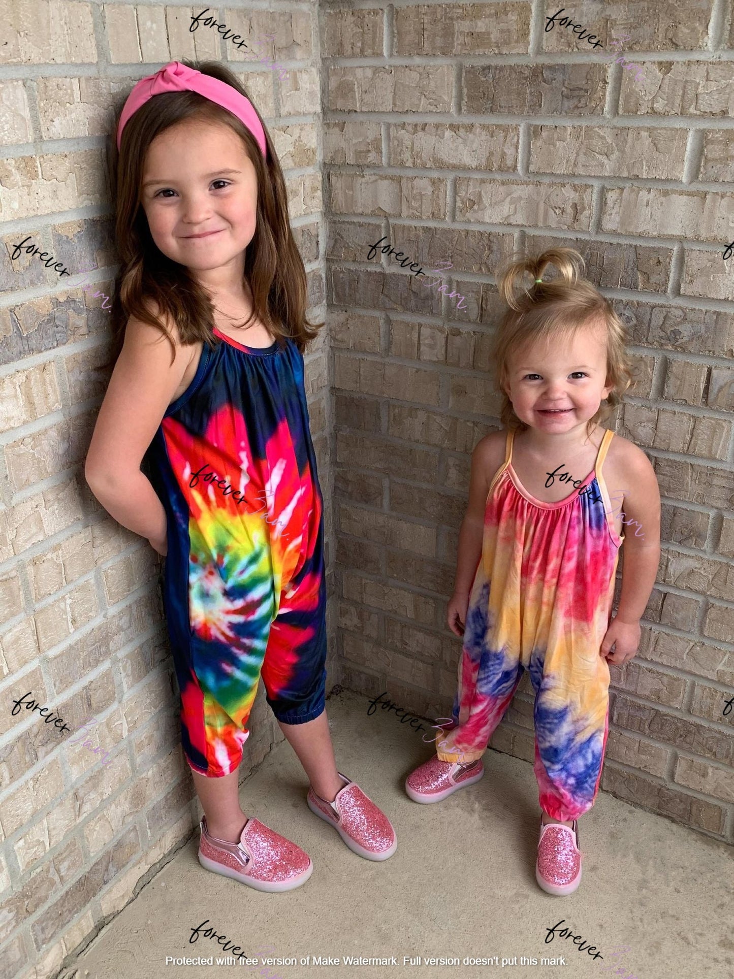 RTS: Girls Haren Jumper Tie Dye-